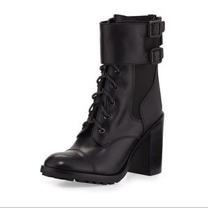 Tory Burch Shoes - Tory Burch Broome High Heel Combat Boots Tory Burch Shoes - Tory Burch Broome High Heel Combat Boots